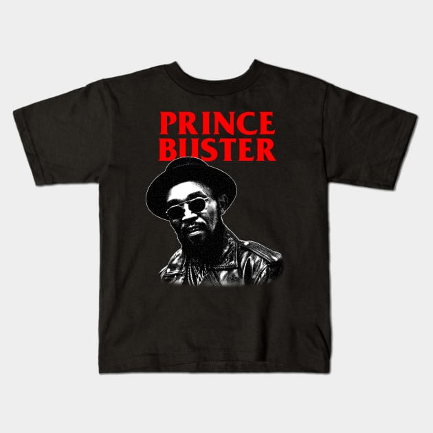 Prince Buster - Engraving Kids T-Shirt by Parody Merch